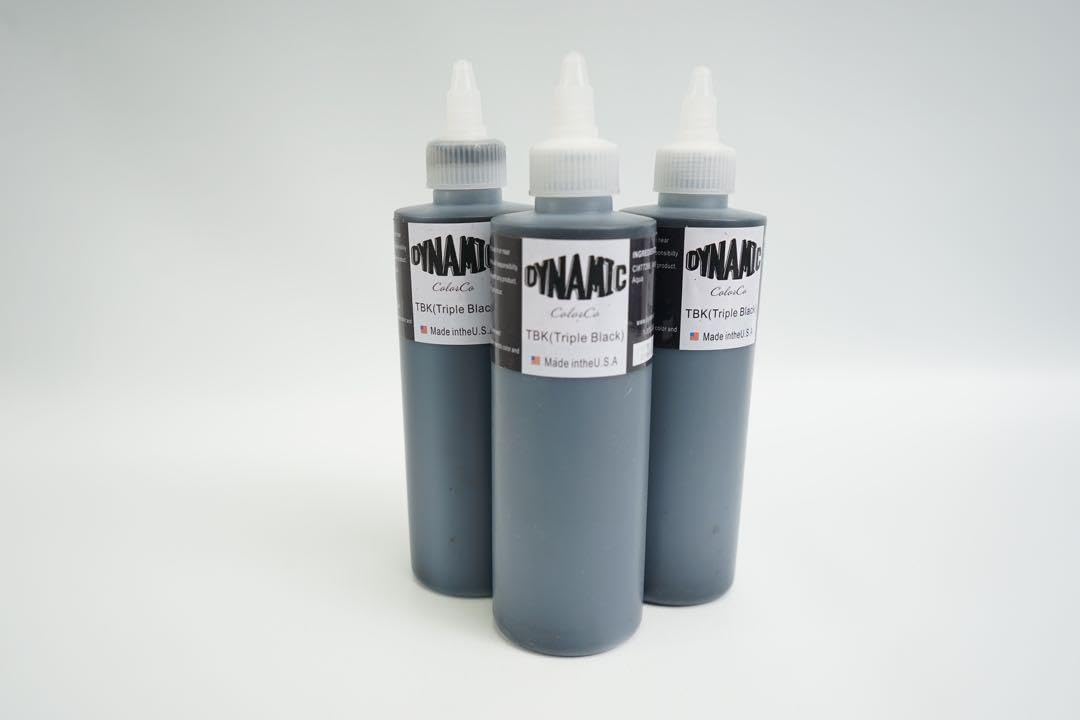 Amazon.co.jp: dynamic タトゥーインク トリプルブラック 250ml 8oz 1