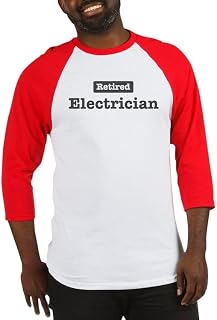 CafePress Retired Electrician Baseball Jersey Baseball Shirt