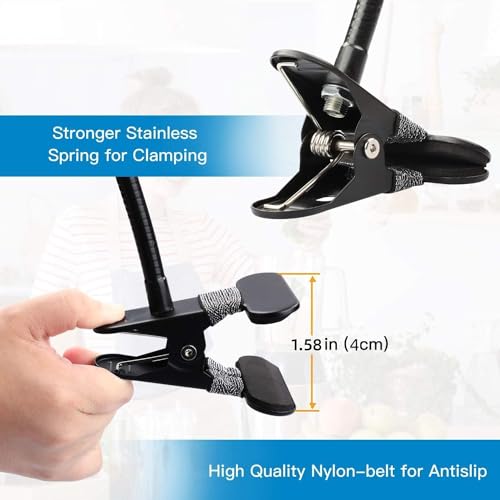 Pipishell 25 Inch Webcam Stand - Flexible Desk Mount Clamp Gooseneck Stand for Logitech Webcam C930e,C930,C920, C922x,C922, Brio 4K, C925e,C615 - Image 4