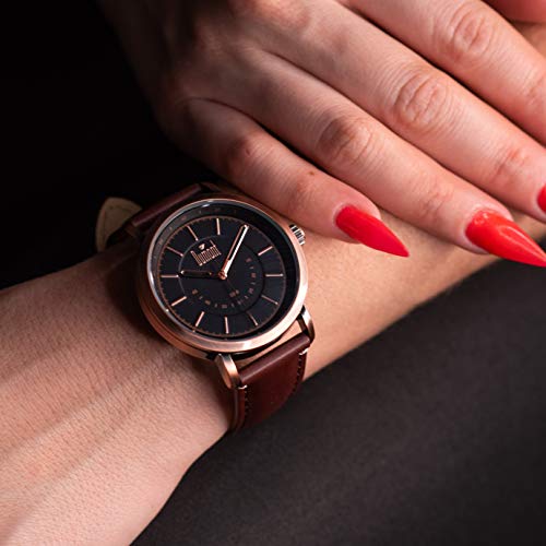 Relógio Feminino Dumont Analógico Couro DU2036MFR/4P