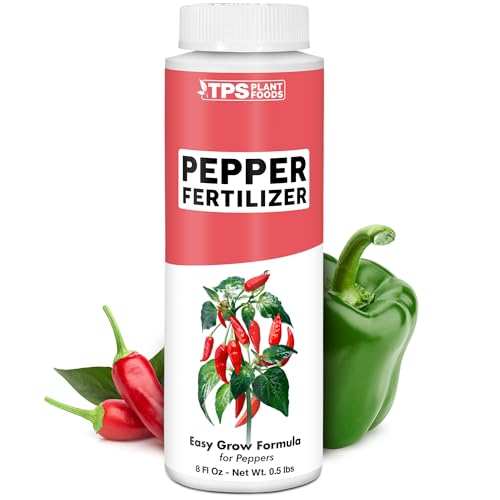 Pepper Fertilizer – Liquid Plant Food for Bigger Harvests, Better Flowering & Stronger Root...