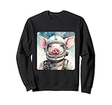 Astronaut Pig Exploring Space Exploration