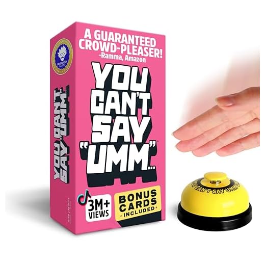 Big Potato You Can't Say UMM: A Party Game for Family and Adults, Fast-Paced Family Word Game, Must Have for Game Night, Bonus Content Included