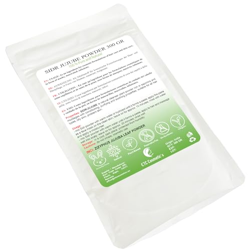 SIDR ( JUJUBE ) POWDER 100/200/300 gr - A natural cleanser plant powder, Green, 300 g (Pack of 1) - Image 4
