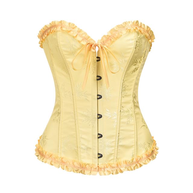 Corset bustier en satin Moonight pour soirée chic et tenue rétro de mariée