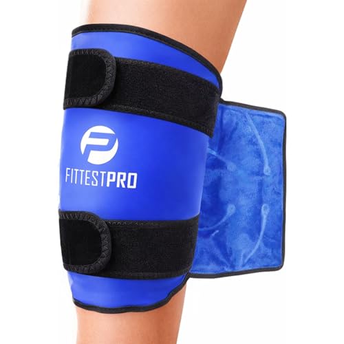 Fittest Pro Knee Ice Pack Wrap for Pain Relief, Reusable Hot and Cold Therapy Wrap for Swelling, Recovery, and Therapy for Arthritis, Meniscus Tear and ACL
