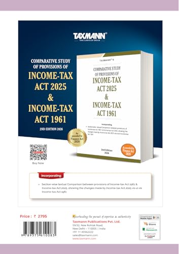 Image of Taxmann's Income-Tax Act 2025 [Finance Act 2026] - Fully Annotated Reference-Incorporating Four-dimension Section-level Annotations | Granular Three-layer 1961-2025 Cross-reference System