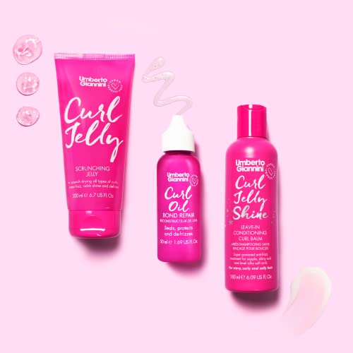Umberto Giannini Curl Oil Bond Repair - Defrizz and Repair Hair Oil for Waves, Curls and Coils. Vegan and Cruelty Free 50ml - Image 8