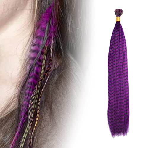 Bagmrteho 20 INCH WIG 100 Pcs 1 Pack Of Colored Feather Hair Extension Stick Hair Extension Hair Strand Fiber Stick Hair Wig 13 Colors Eco Gel For Curly Hair thumb #2