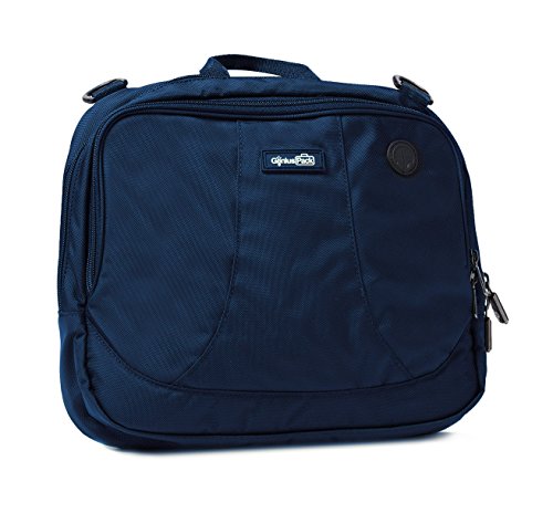 Genius Pack High Altitude Flight Bag -Patented Design Wraps Around Airplane Seat-Back Tray