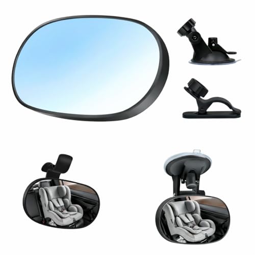 🚗【Monitoraggio Pratico del Sedile Posteriore】Uno specchietto retrovisore auto ideale per i conducenti che desiderano una migliore visibilità all’interno del veicolo. Questo specchio auto monitoraggio sedile posteriore permette di controllare comodamente passeggeri o oggetti mentre si mantiene l’attenzione sulla strada. Adatto per auto familiari, taxi o uso quotidiano, facilita la visualizzazione dell’area posteriore dell’auto.