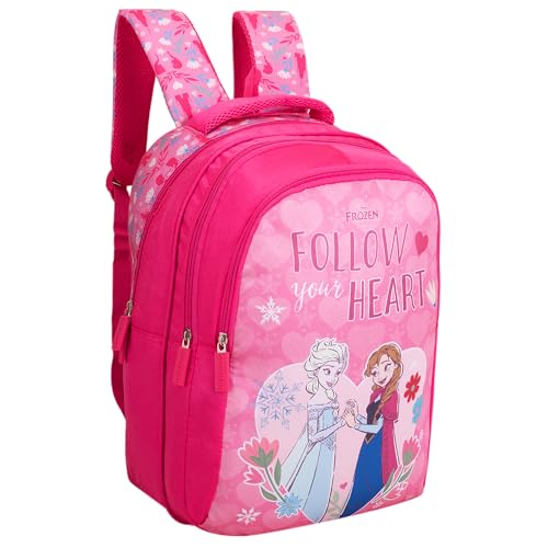 Image of Disney Princess Pink School Bag 18 Inches Lightweight Backpack for Girls