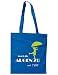 Produktbild Krazz-Shirtz bedruckter Baumwollbeutel Mach die Augen zu und Tanz Jutebeutel Bedruckt, Tragetasche (blau)