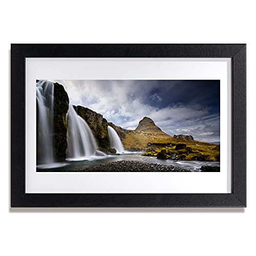 Cadre en MDF image photo affiche avec cadre cascade de montagne Tulup de haute qualité