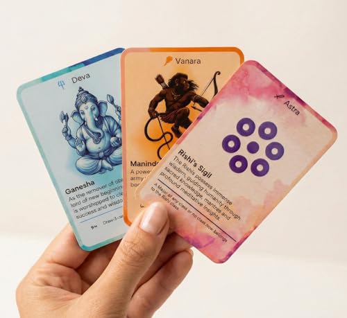 Image of Tales of Dharma: Epic Card Game | Board Game for Game Nights & Families | Strategic Game Based on Itihasa & History | Perfect for Gifting