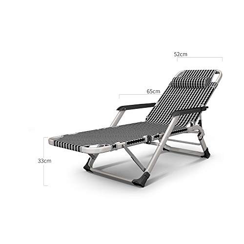 Fauteuil inclinable robuste contre le mal de dos : lit de plage confortable - 3