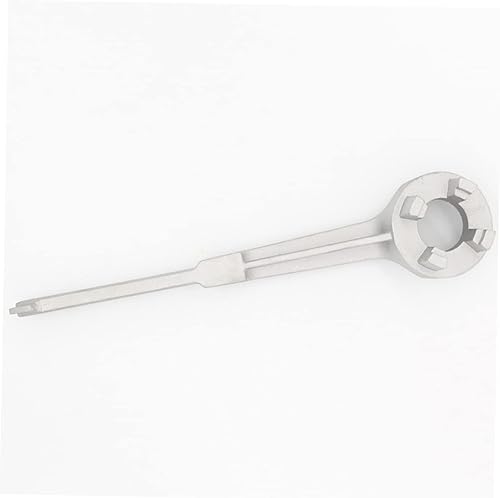 Miniatura 2 de Herramienta de llave de tambor de aceite, llave de tambor de aluminio, tuerca para metal de 10 a 55 galones, abridor fácil