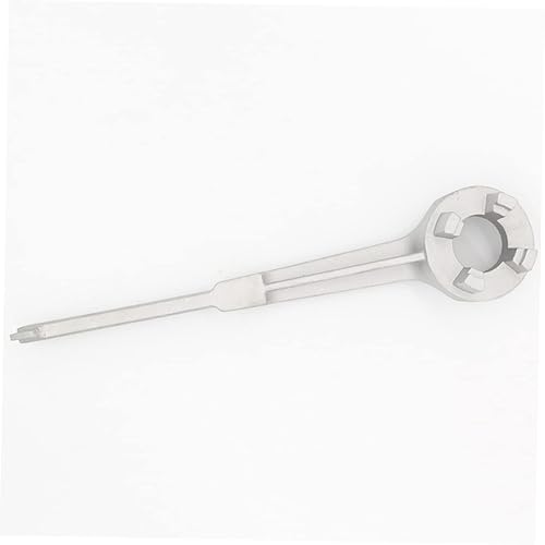 Miniatura 2 de Herramienta de llave de tambor de aceite, llave de tambor de aluminio, tuerca para metal de 10 a 55 galones, abridor fácil