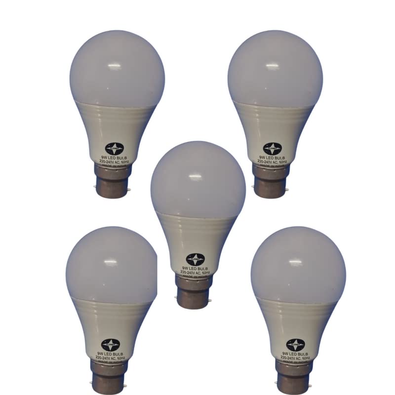 FLOREY F5, 9 Watt Full Glass Led Bulb, Pack Of 5-image-21
