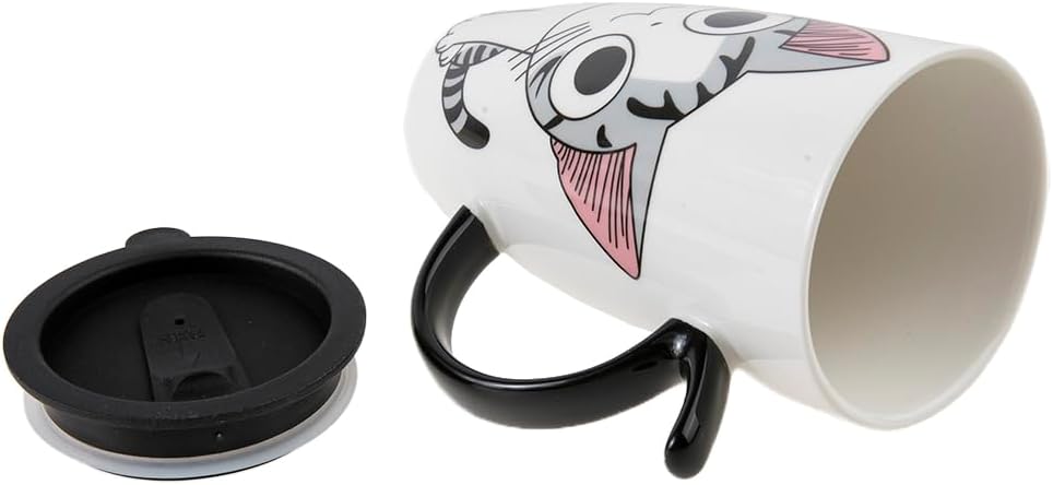 lachineuse Giant Cute CAT Mug - Kawaii Cat Design - 600ml