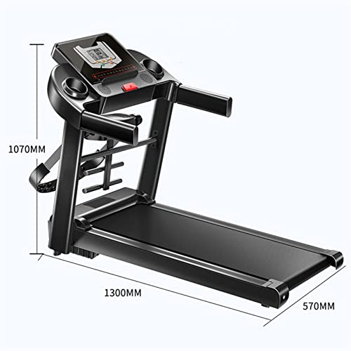 Image of Treadmill Walking Indoor Aerobic Exercise Fitness Equipment Mute Foldable Multi-Function Massage Treadmill Electric