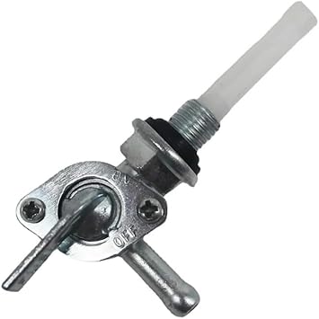 Inline Fuel Tank Tap Valve, 7mm Fuel Tank Petcock On-Off Switch for 50cc 70cc 90cc 110cc 125cc ATV Pit Quad Dirt Bike M10 X 1.25