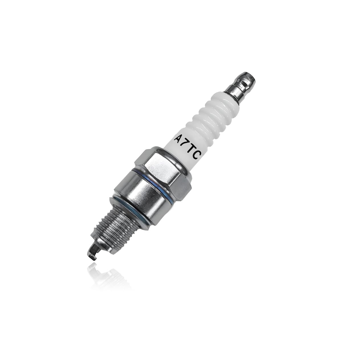 Wevdn Spark Plug, A7TC Spark Plug for GY6 50cc 70cc 90cc 110cc 125cc ATV Scooter Dirt Bike Moped Go Kart Racing Bike, Spark Plugs A7TC Compatible with C7HA C5HA PZ7HS S102F U22FS-U