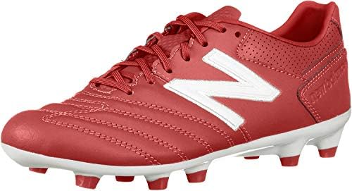 New Balance Men's 442 1.0 Pro Firm Ground V1 Soccer Shoe, Scarlet/White, 4.5 W US