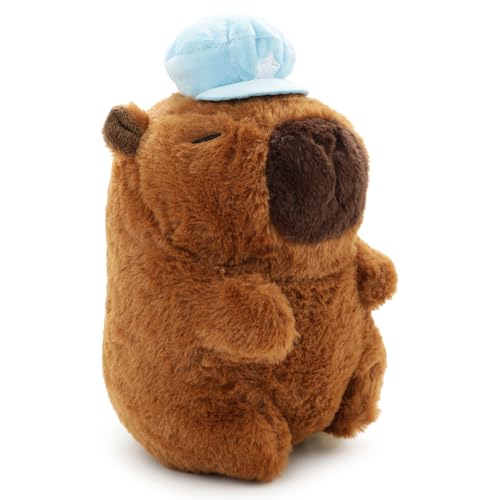 Image of Blue Capybara Soft Plush Toy for Kids Stuffed Soft Toy with Cute Hug-Friendly Plush for Babies, Toddlers & Children Safe, Lightweight & Easy to Clean (28CM)