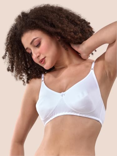 Image of Lyra Women's Cotton Non Padded Wire Free T Shirt Bra