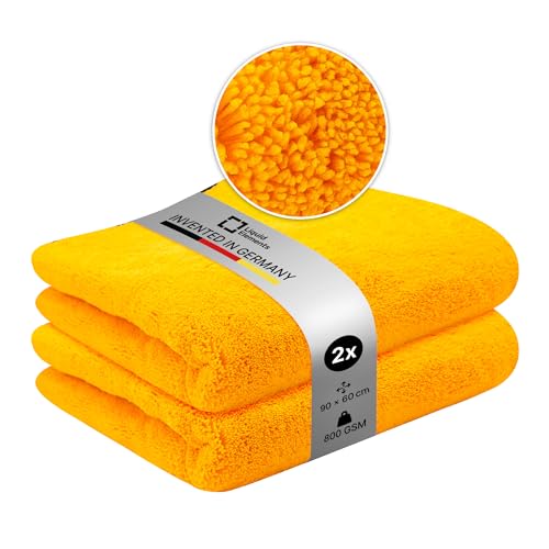 Liquid Elements – Auto Trockentuch Orange Baby 800 GSM 90 x 60 cm – weiches Mikrofasertuch zur Autopflege – extrem saugstark, fusselfrei & lackschonend (2 Stück) Liquid Elements – Auto Trockentuch Orange Baby 800 GSM 90 x 60 cm – weiches Mikrofasertuch zur Autopflege – extrem saugstark, fusselfrei & lackschonend (2 Stück)