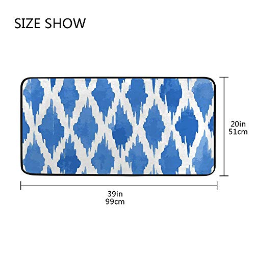Tapis de cuisine lavable en machine antidérapant et imperméable 39x20 - 5