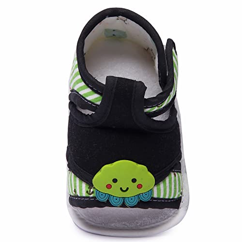 Image of Unisex Boys & Girls, Infant Sandal for Newborn, First Walking Baby Sandal (6-9 Months) Green