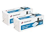 Dealmed Non-Woven Gauze Sponges - 4-Ply, 4" x 4" All-Purpose Non-Sterile Absorbent Dental Gauze Wound Care for First Aid Kit/Medical Facilities, 200 Count (Pack of 2)