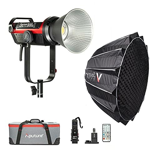 Aputure 300D Mark II + Light Dome II \tg{bNX, 350WBepCg LEDrfICg 55000lux@0.5M 5500KRg[8Ɩ2.4G 100mu@\