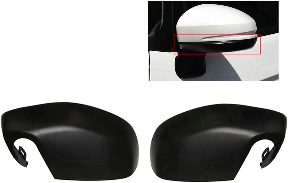 Passenger Driver Side Mirror Lower Cover Trim For Honda Fit Jazz 2014 2015 2016 2017 2018 Front Left Right Side Replacement (pair Left and Right side)