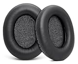 GVOEARS Premium Replacement Ear Pads for HyperX Cloud 1/2/3/Pro/Core/Alpha/Alpha S/Alpha Pro/Flight/Flight S/Stinger, CloudX Stinger Headset & More, Softer Protein Leather, High-Density Foam - Black