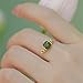 YWBMCYHPY Natural Hetian Jade Oval Ring in Rose Gold, Classic Band-Style Ring for Women, Green Jade Stone, 6.5 Size, 6g, 2 Stones, 0 Carats, Engagement Occasion