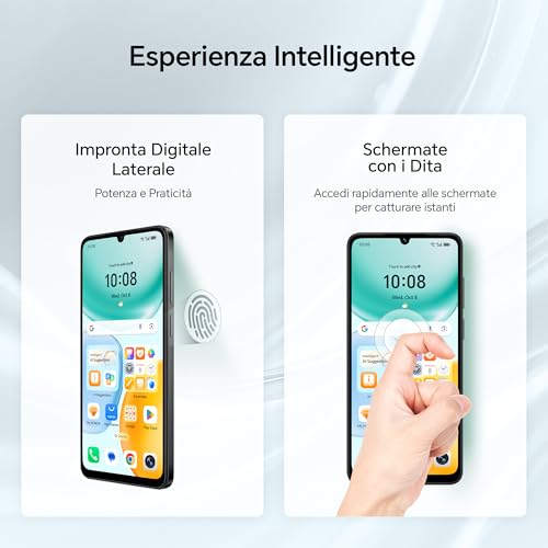 Honor X5C Plus Smartphone,5260 Mah, 4G RAM/256G Telefono Con Display 6,74 Pollici 90 Hz, Fotocamera 50+5MP, Android 15, Octa-Core Cellulare Impronta Digitale E Riconoscimento Facciale, Midnight Black - 9