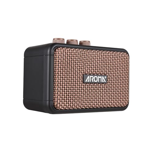 CHOYUE 5W Electric Guitar Speaker Desktop Speaker Clean and Overdrive 2 Sound Effects Support BT/Headphone Connection 6.35mm Universal Input Interface Plug and Play Built-in Rechargeable Battery
