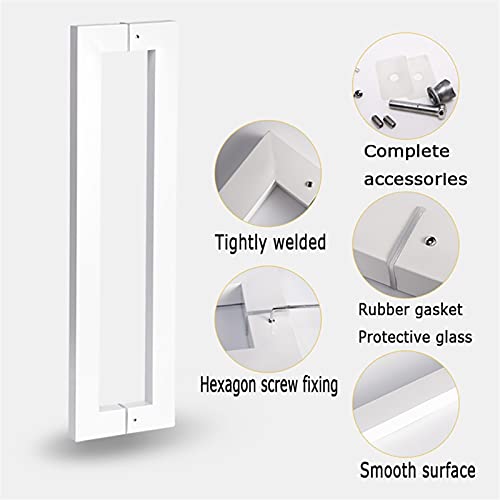 Poignée push-pull en acier robuste pour porte de bureau coulissante - 4