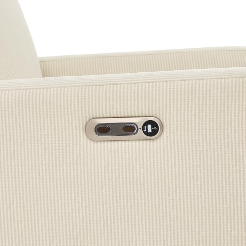 Image of Delta Children - babyGap Harlowe Power Recliner, Almond | Power Recliner with USB-A and Type-C Ports, Greenguard Gold Certified, Stain-Resistant Fabric, Oeko-TEX 100 Certified