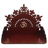 OFFSCH Wooden Small Pooja Mandir with Ample Shelving for Prayer Stands and Shops, Serene Home Temple