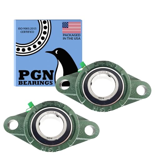 Image of PGN UCFL206-20 (2 Pack) 2-Bolt Flange Bearing 1-1 /4 inch Bore