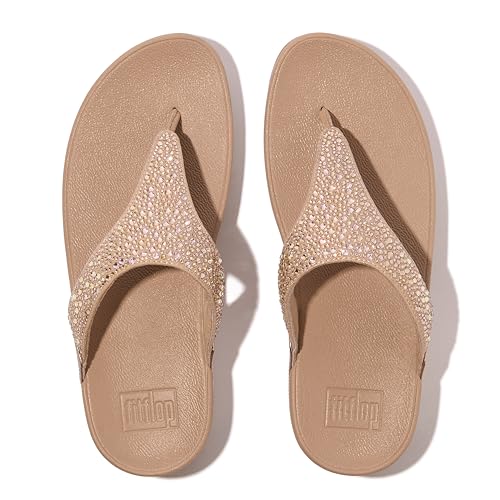 Image of FitFlop Women's Rumba Beaded Toe-Post Sandals