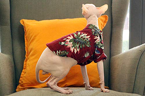 Ct Coutudi Hawaiian Dog Shirts Aloha Dog Shirt Pet Summer Cool Summer Flower Pineapple Shirt For Small To Medium Puppy Dog Cat #TOP3