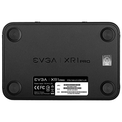 Image of EVGA XR1 Pro Capture Card, 1440p /4K HDR Capture /Pass Through, Certified for OBS, USB 3.1, ARGB, Audio Mixer, PC, PS5, PS4, Xbox Series X and S, Xbox One, Nintendo Switch, 144-U1-CB21-LR