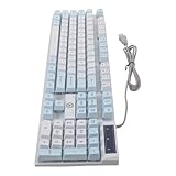 Avantage ergonomique : disposition du clavier mécanique filaire conçue pour le confort, protégeant vos poignets des tensions lors d'une utilisation prolongée sur ordinateurs de bureau ou portables, clavier rgb à led, clavier mécanique filaire