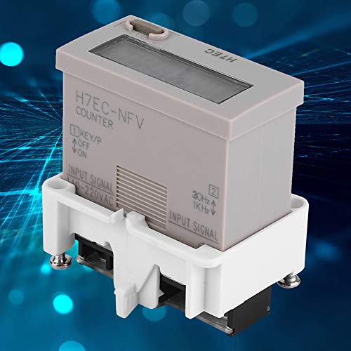 Contador eléctrico digital H7EC-NFV de 8 dígitos para control industrial 6