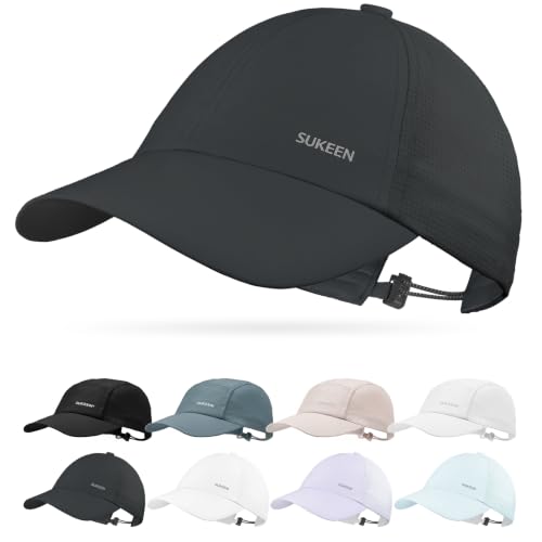 Image of Sukeen Lightweight Running Hat for Women Sports Baseball Cap Unstructured | Quick Dry, Adjustable, Breathable, Comfortable, Absorb Sweat, UPF50+, Packable for Hiking, Tennis, Golf, Workout, Gym, Outing